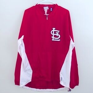 Majestic vintage St. Louis baseball warm up pullover